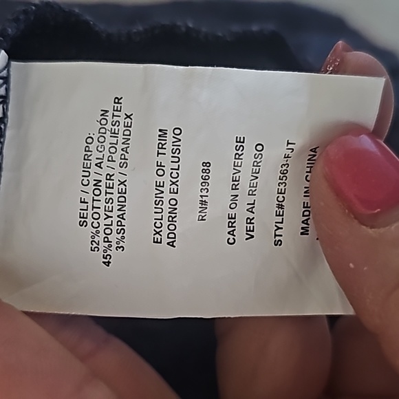 Altar'd state denim blue colored sweatshirt with peplum high low hem - Picture 4 of 4